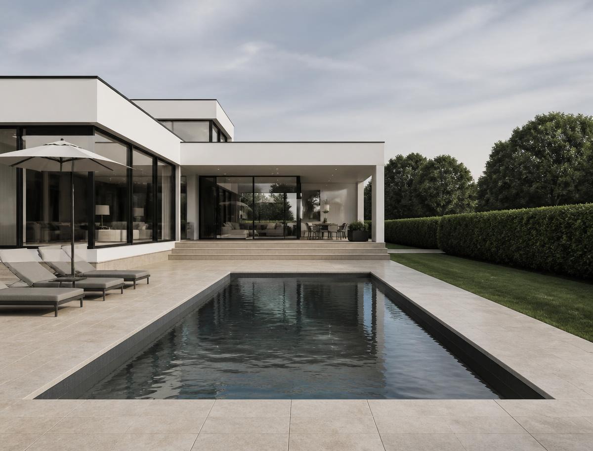 Rendering van zwembad The Horizon 12 in Aerdenhout